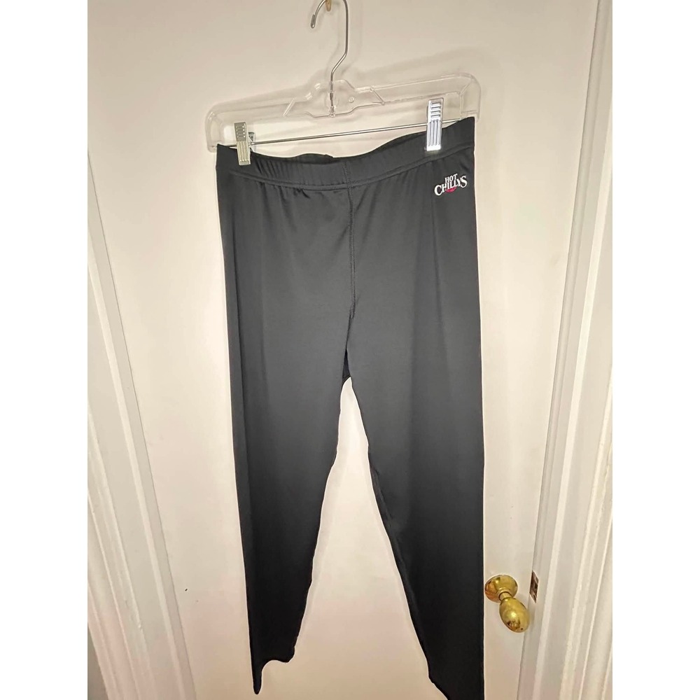 Hot Chillys Base Layer Leggings Mens Large Black Thermal Tights USA